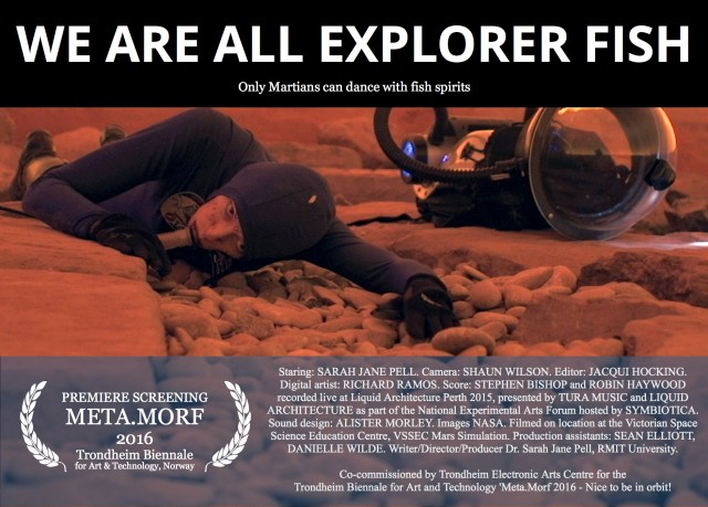 Sarah Jane Pell – We are all explorer fish