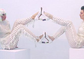 FOOTwerk (computer enhanced footwear performance), a short film by Alexandra Murray-Leslie, featuring Melissa Logan, 2017, courtesy of NTU, Centre for Contemporary Art, Singapore.